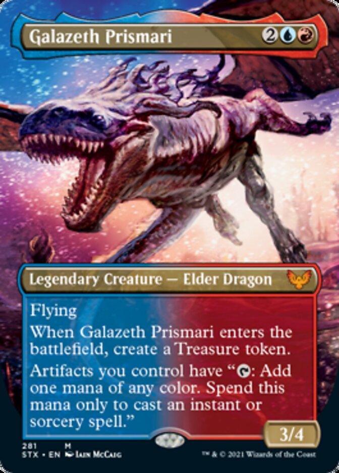 Galazeth Prismari (Borderless Alternate Art) [Strixhaven: School of Mages] | The CG Realm