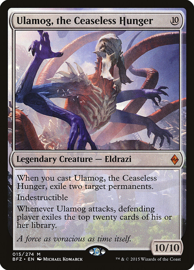 Ulamog, the Ceaseless Hunger [Battle for Zendikar] | The CG Realm