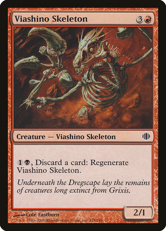 Viashino Skeleton [Shards of Alara] | The CG Realm