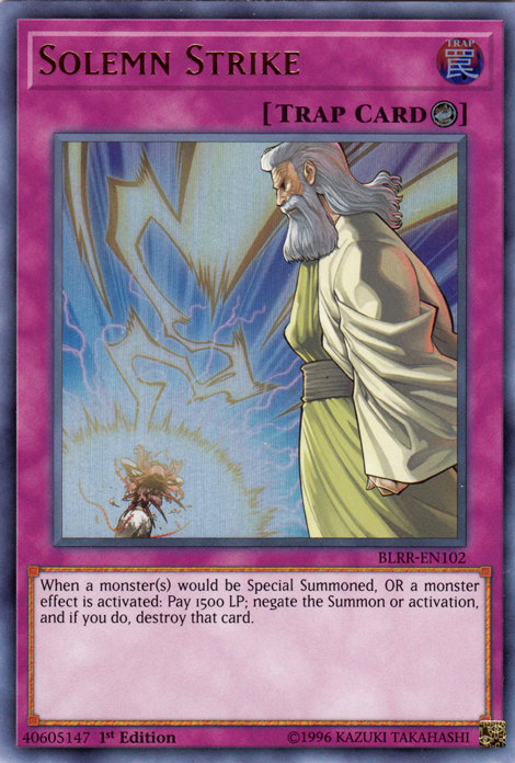 Solemn Strike [BLRR-EN102] Ultra Rare | The CG Realm