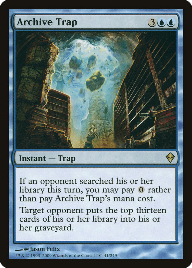 Archive Trap [Zendikar] | The CG Realm