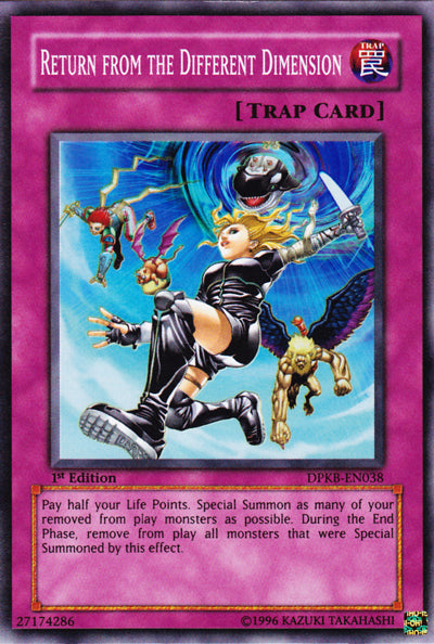 Return from the Different Dimension [DPKB-EN038] Super Rare | The CG Realm