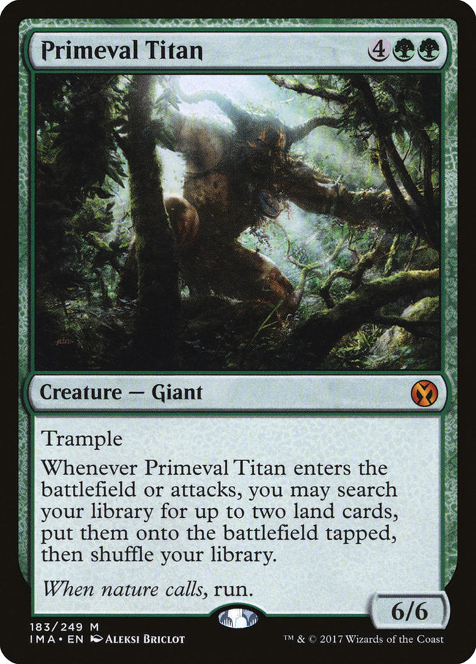 Primeval Titan [Iconic Masters] | The CG Realm