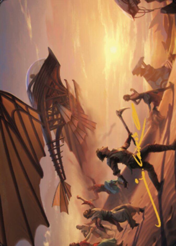 Take Flight Art Card (Gold-Stamped Signature) [The Brothers' War Art Series] | The CG Realm