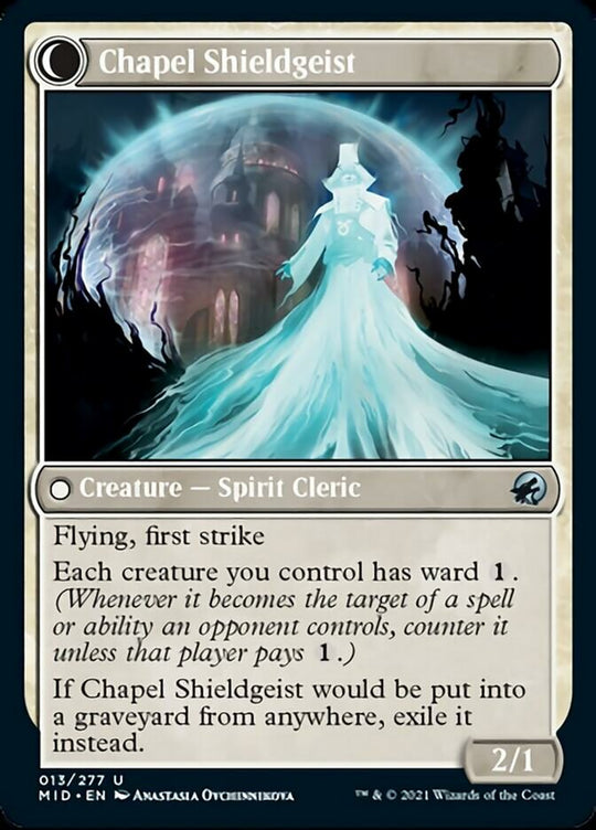 Chaplain of Alms (MID-013) - Innistrad: Midnight Hunt: (Double Faced Transform)