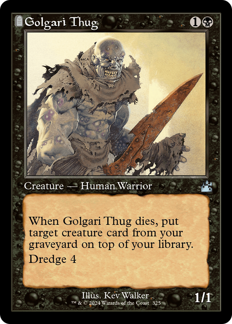 Golgari Thug (Retro Frame) [Ravnica Remastered] | The CG Realm