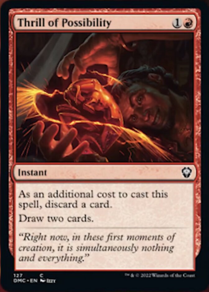 Thrill of Possibility [Dominaria United Commander] | The CG Realm