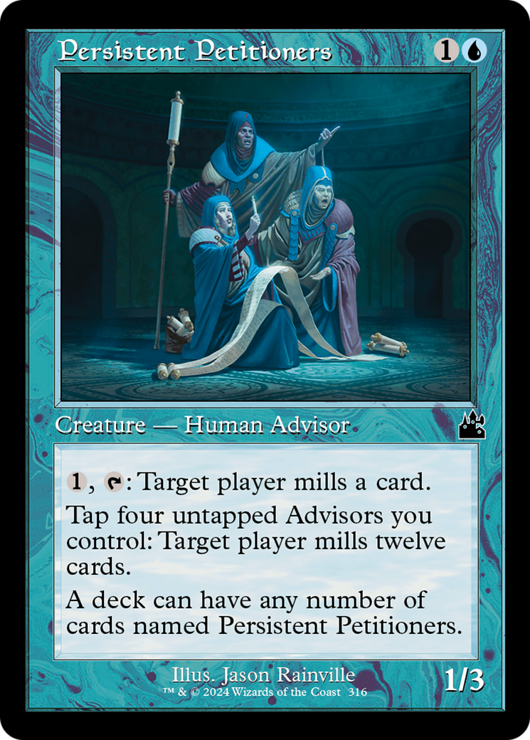 Persistent Petitioners (Retro Frame) [Ravnica Remastered] | The CG Realm