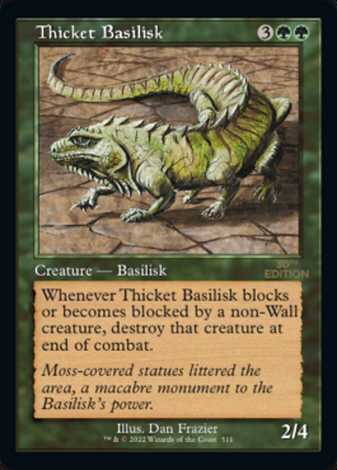 Thicket Basilisk (Retro) [30th Anniversary Edition] | The CG Realm