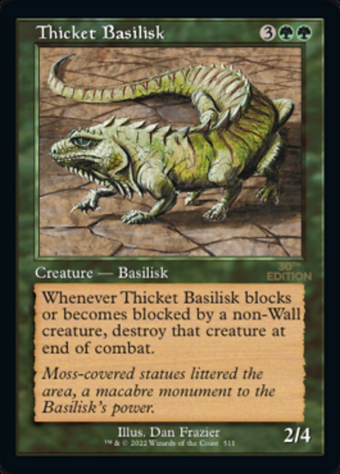 Thicket Basilisk (Retro Frame) (30A-511) - 30th Anniversary Edition