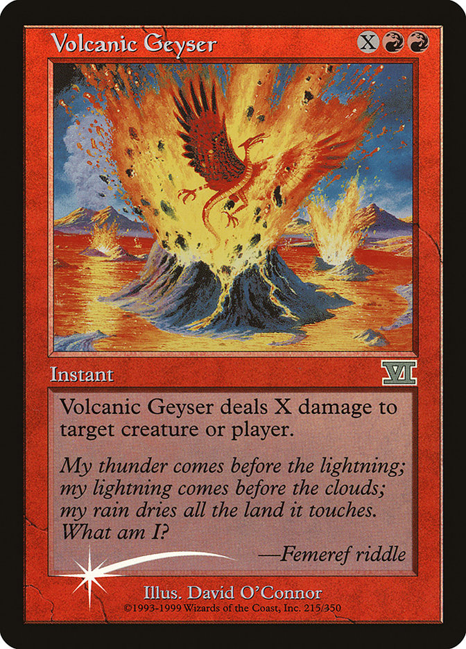 Volcanic Geyser [Friday Night Magic 2000] | The CG Realm