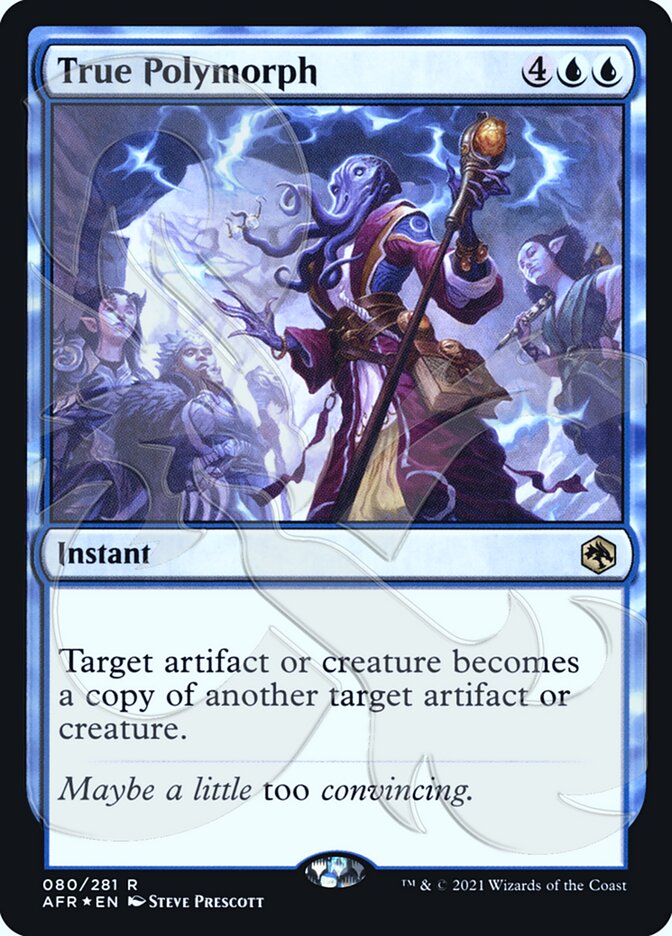 True Polymorph (Ampersand Promo) [Dungeons & Dragons: Adventures in the Forgotten Realms Promos] | The CG Realm