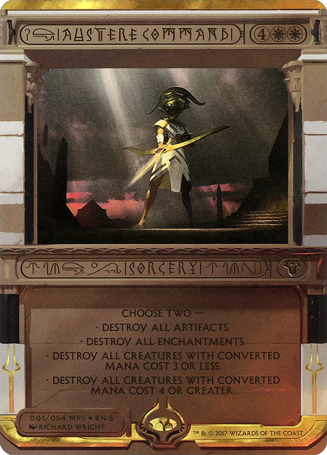 Austere Command (Invocation) [Amonkhet Invocations] | The CG Realm
