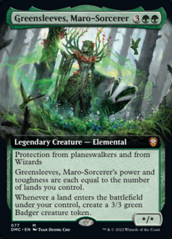 Greensleeves, Maro-Sorcerer (Extended Art) [Dominaria United Commander] | The CG Realm