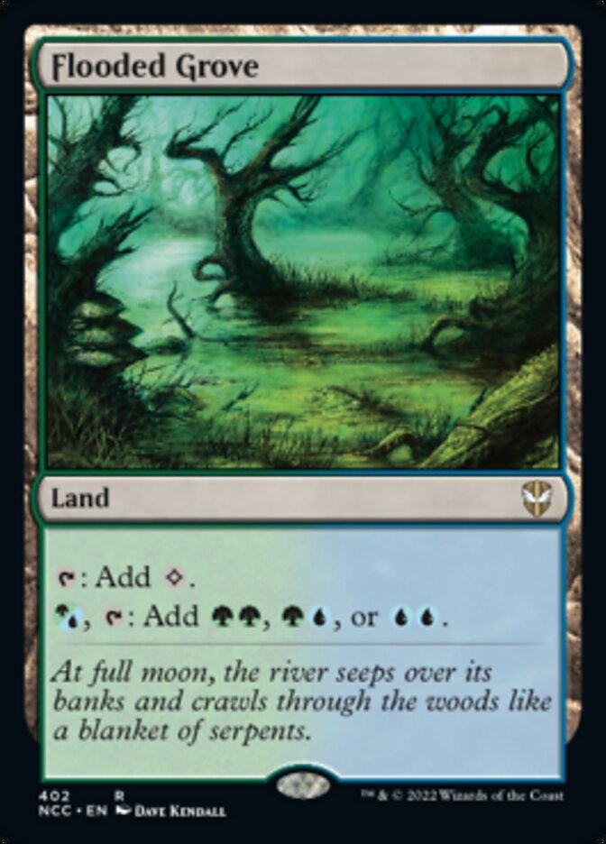 Flooded Grove [Streets of New Capenna Commander] | The CG Realm