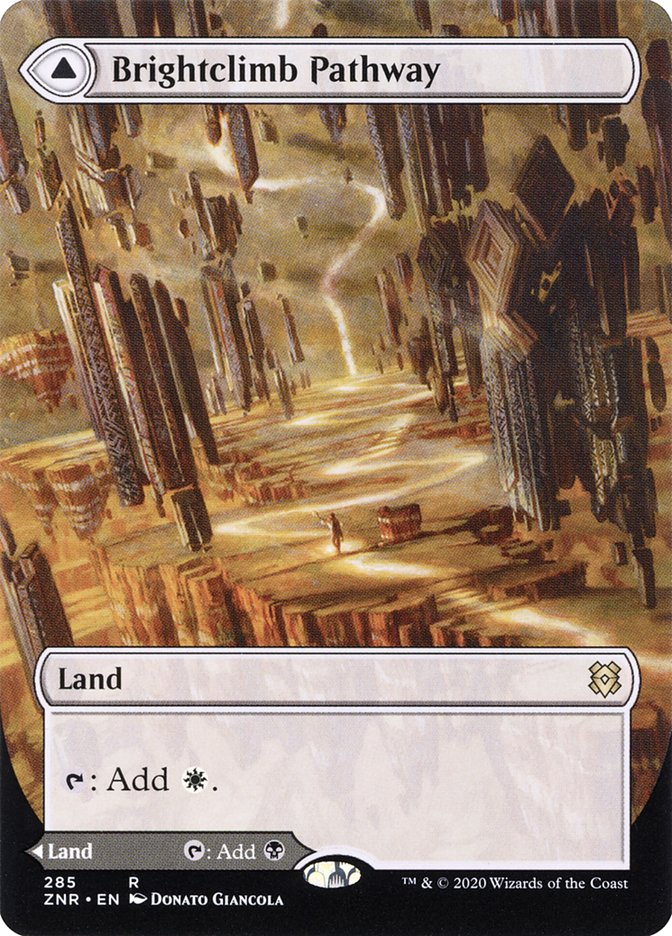 Brightclimb Pathway (Borderless) (ZNR-285) - Zendikar Rising: (Showcase)