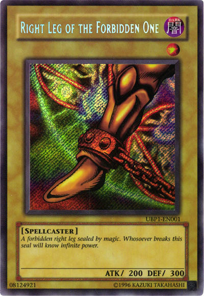 Right Leg of the Forbidden One [UBP1-EN001] Secret Rare | The CG Realm