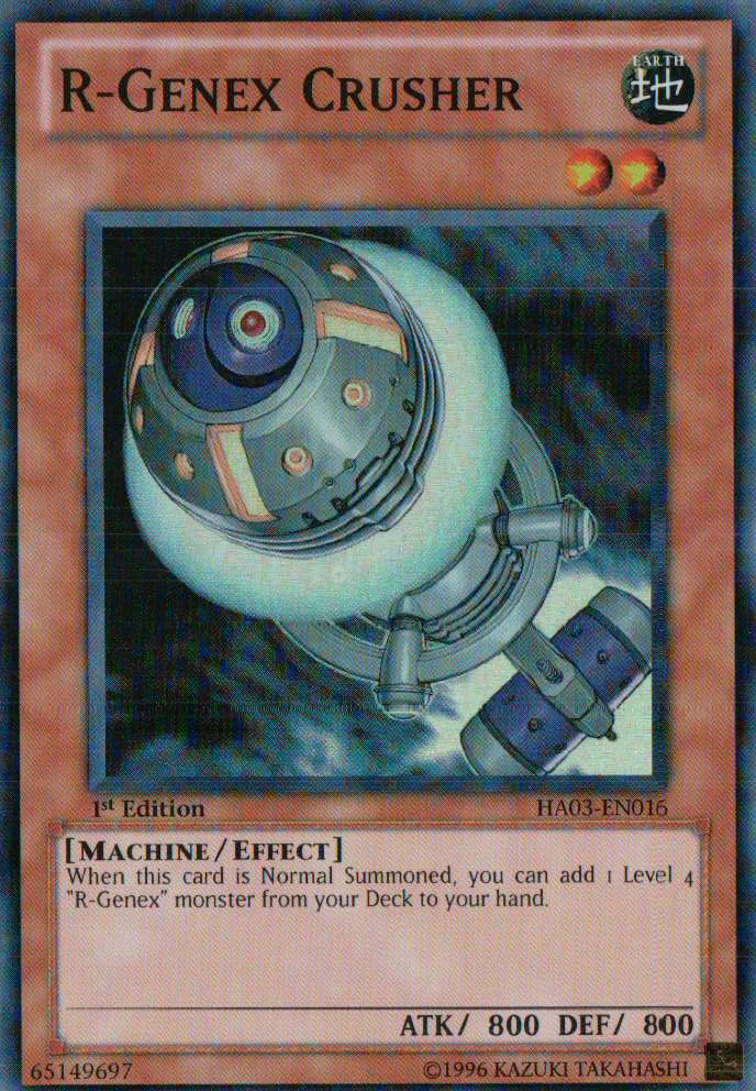 R-Genex Crusher [HA03-EN016] Super Rare | The CG Realm