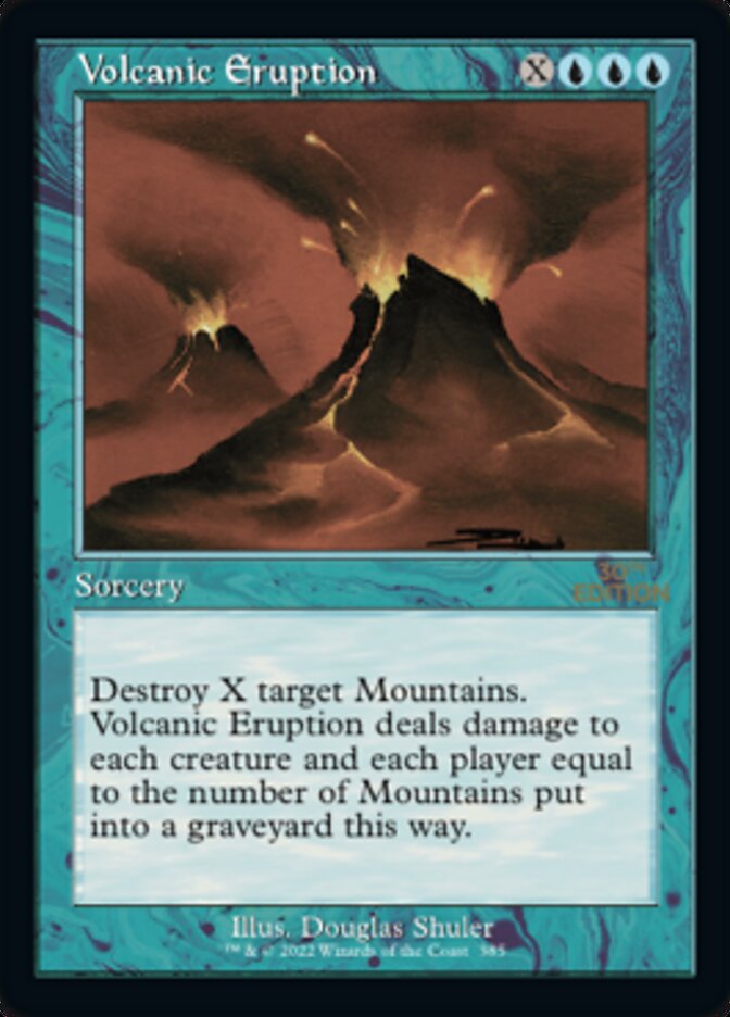 Volcanic Eruption (Retro Frame) (30A-385) - 30th Anniversary Edition