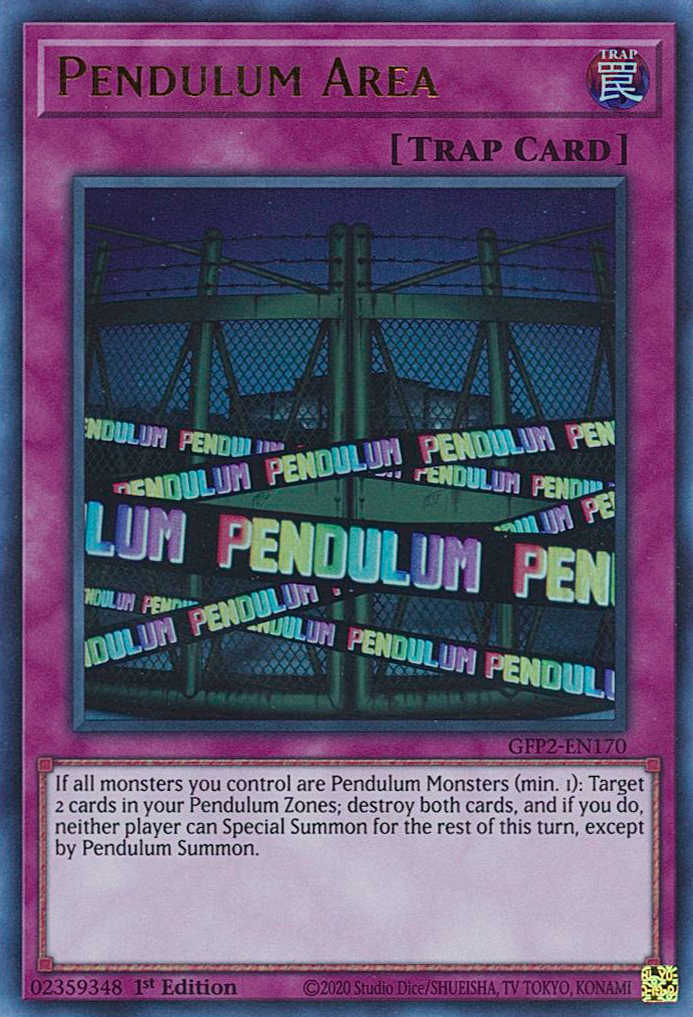 Pendulum Area [GFP2-EN170] Ultra Rare | The CG Realm