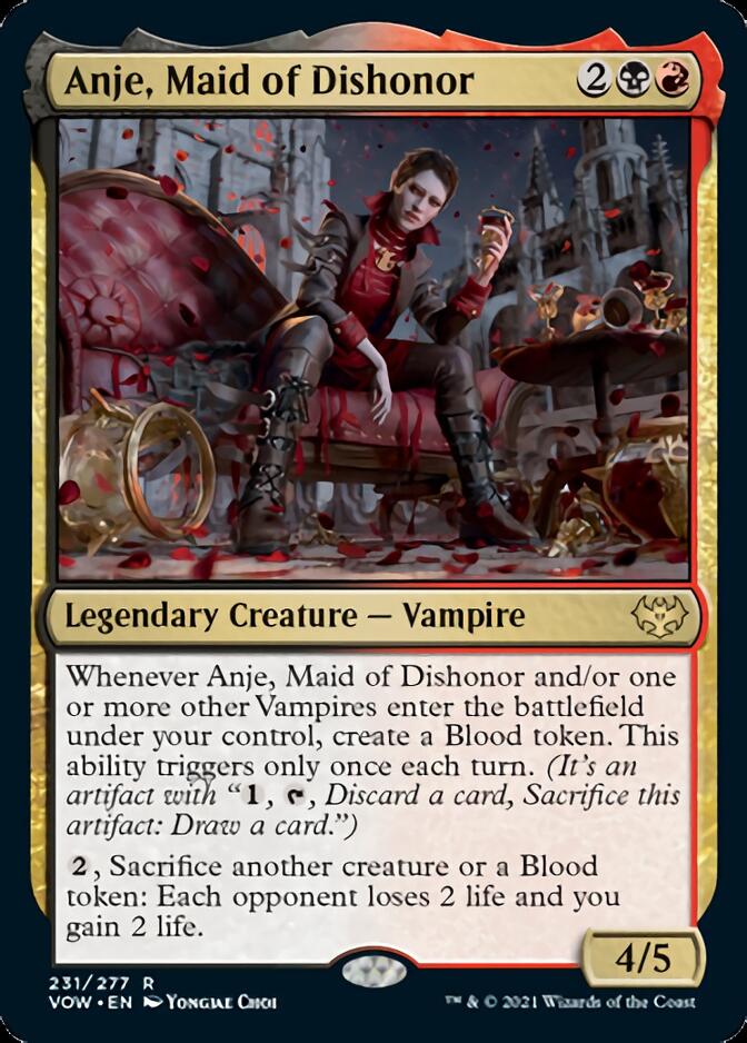 Anje, Maid of Dishonor [Innistrad: Crimson Vow] | The CG Realm