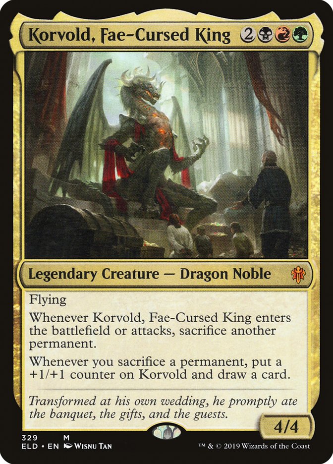 Korvold, Fae-Cursed King [Throne of Eldraine] | The CG Realm