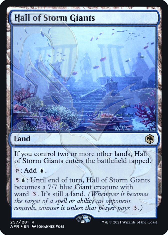 Hall of Storm Giants (Ampersand Promo) [Dungeons & Dragons: Adventures in the Forgotten Realms Promos] | The CG Realm