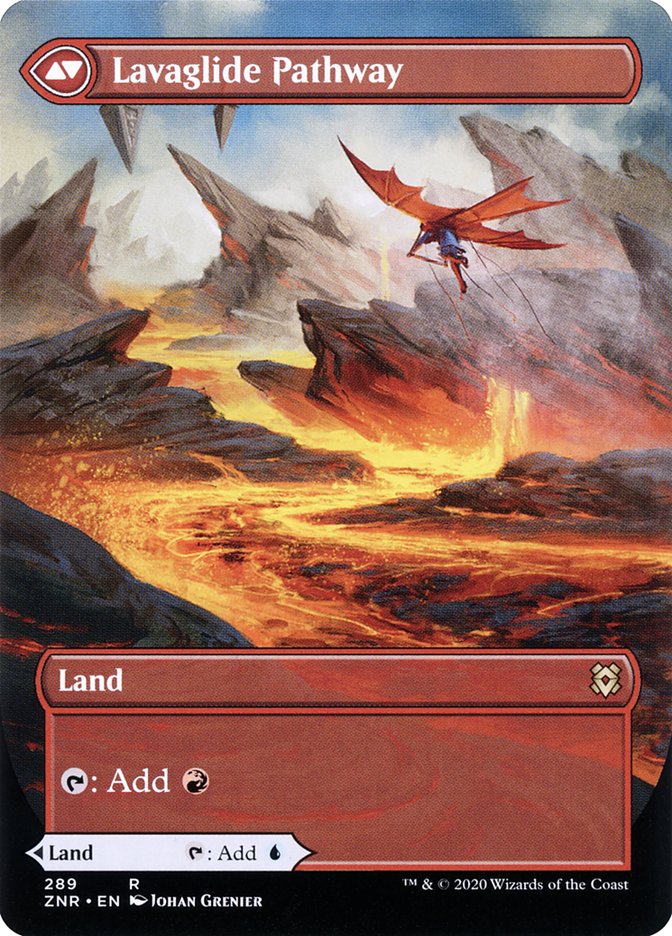 Riverglide Pathway (Borderless) (ZNR-289) - Zendikar Rising: (Showcase)