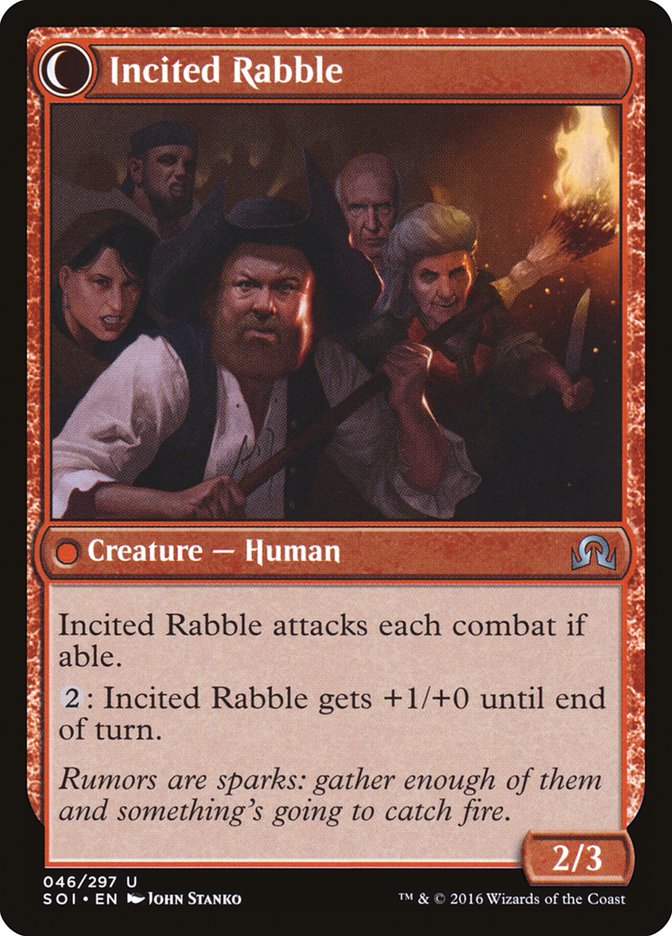 Town Gossipmonger // Incited Rabble [Shadows over Innistrad] | The CG Realm