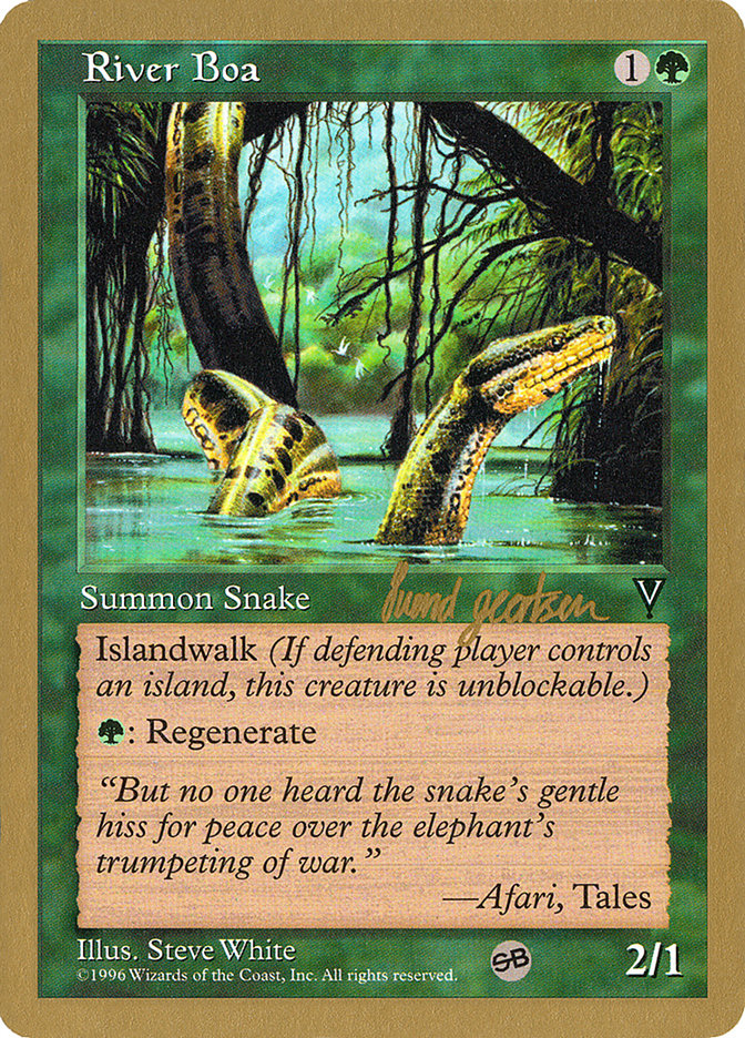 River Boa (Svend Geertsen) (SB) [World Championship Decks 1997] | The CG Realm