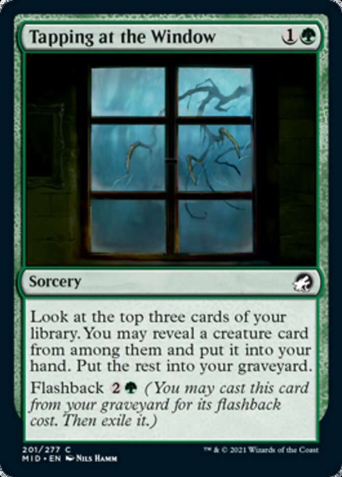 Tapping at the Window [Innistrad: Midnight Hunt] | The CG Realm