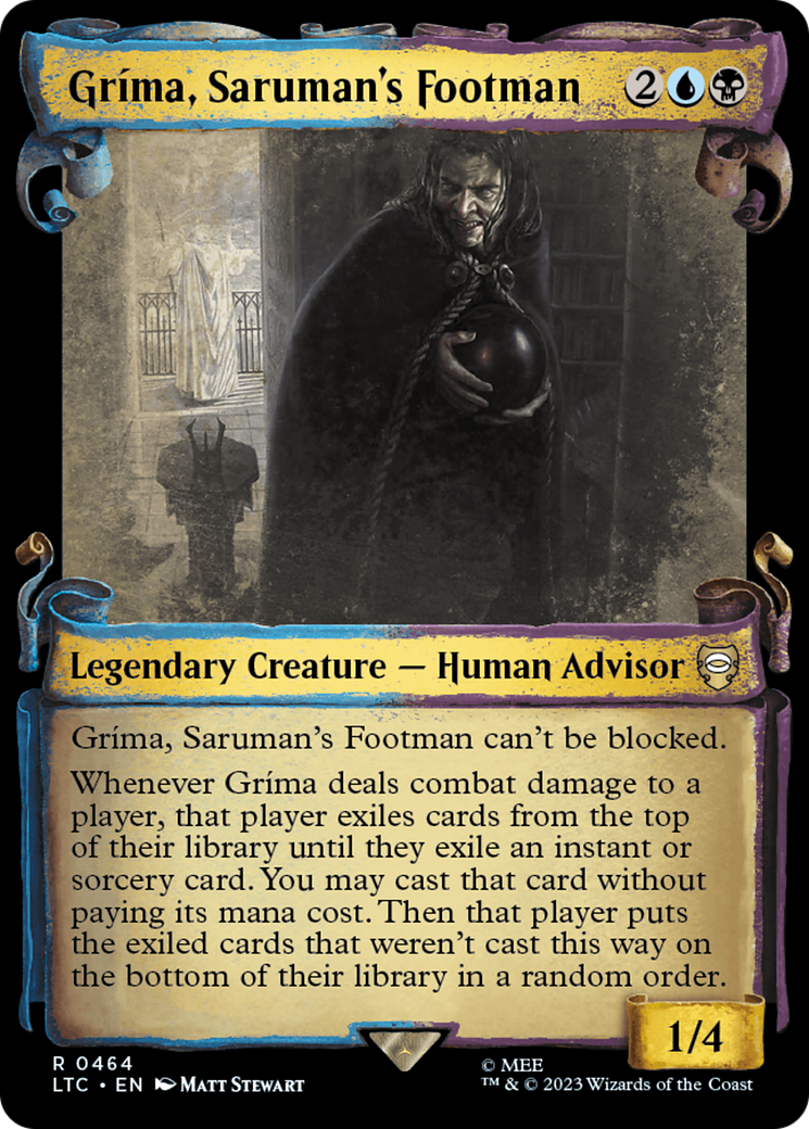 Grima, Saruman's Footman [The Lord of the Rings: Tales of Middle-Earth Commander Showcase Scrolls] | The CG Realm