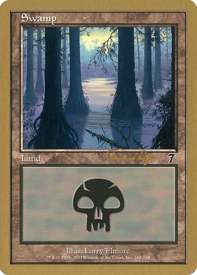 Swamp (tvdl348) (Tom van de Logt) [World Championship Decks 2001] | The CG Realm
