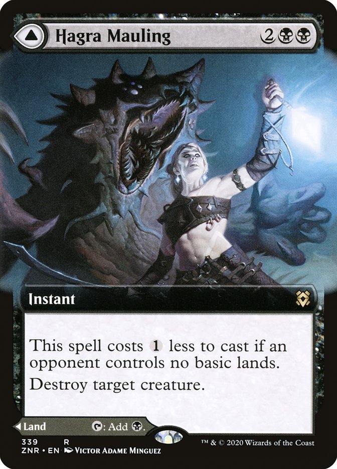 Hagra Mauling (Extended Art) (ZNR-339) - Zendikar Rising: (Extended Art)