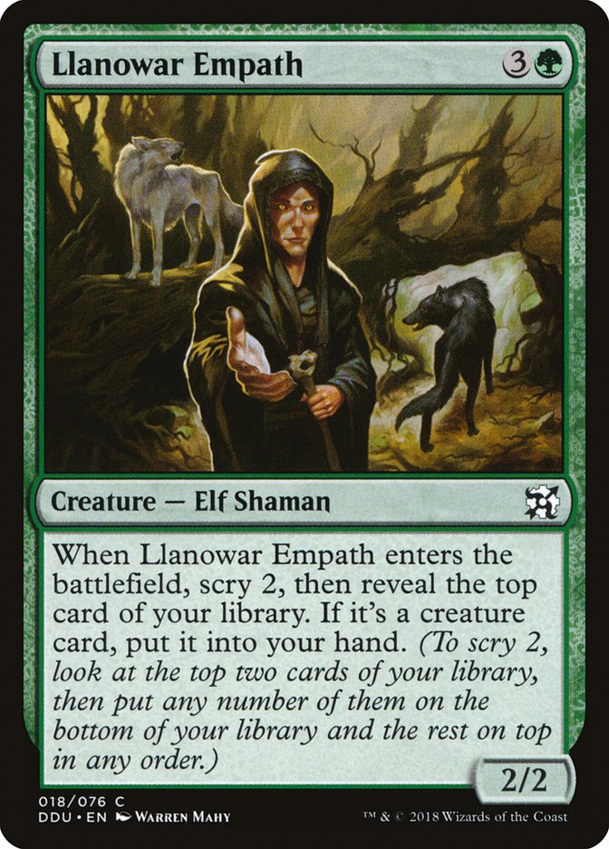 Llanowar Empath [Duel Decks: Elves vs. Inventors] | The CG Realm