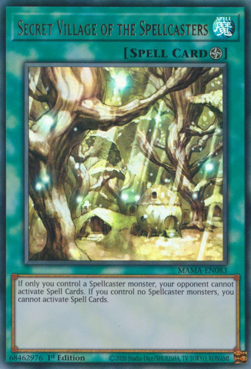 Secret Village of the Spellcasters [MAMA-EN083] Ultra Rare | The CG Realm