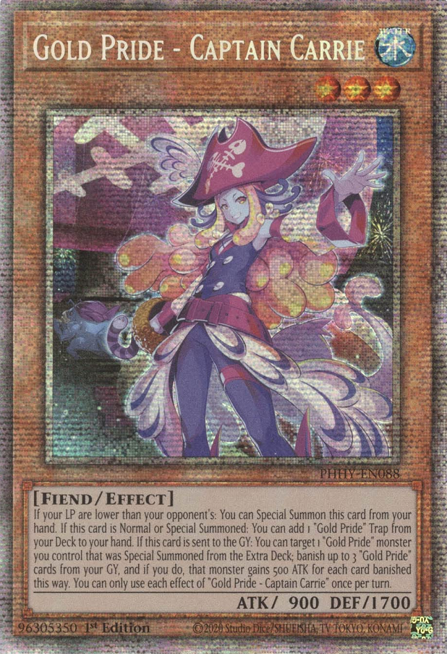 Gold Pride - Captain Carrie [PHHY-EN088] Starlight Rare | The CG Realm