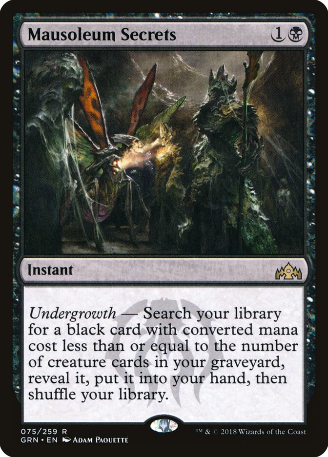Mausoleum Secrets [Guilds of Ravnica] | The CG Realm