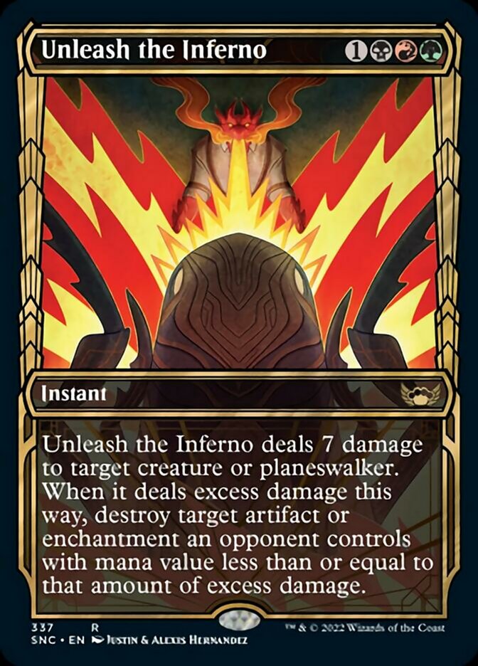 Unleash the Inferno (Showcase Golden Age) [Streets of New Capenna] | The CG Realm