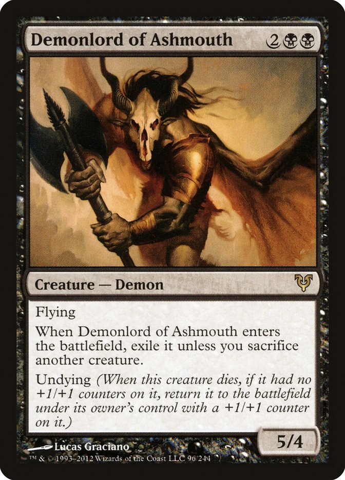 Demonlord of Ashmouth [Avacyn Restored] | The CG Realm