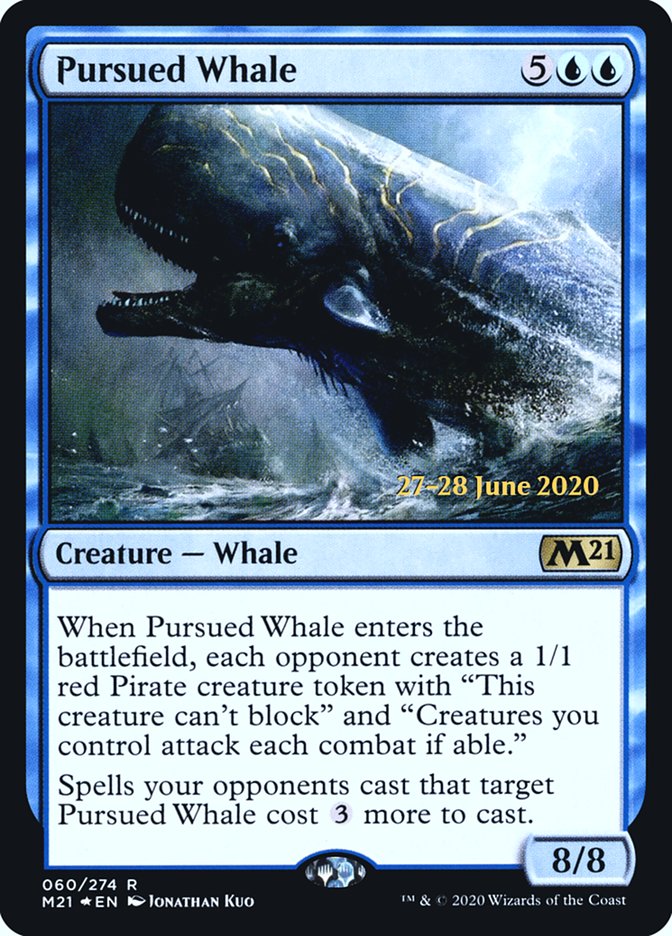 Pursued Whale [Core Set 2021 Prerelease Promos] | The CG Realm