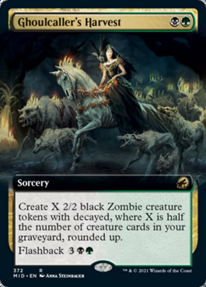 Ghoulcaller's Harvest (Extended Art) [Innistrad: Midnight Hunt] | The CG Realm