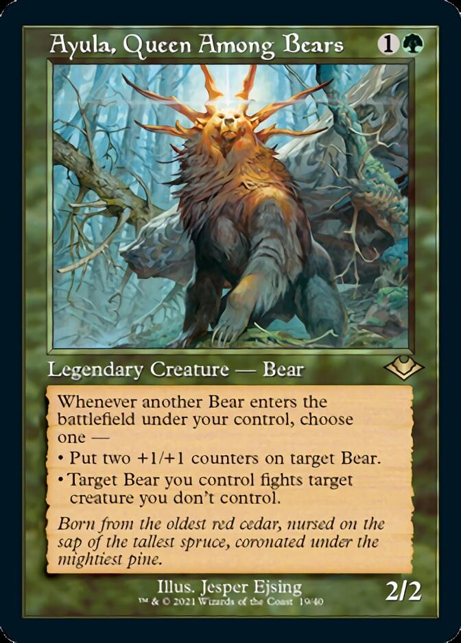 Ayula, Queen Among Bears (Retro Foil Etched) [Modern Horizons 2] | The CG Realm
