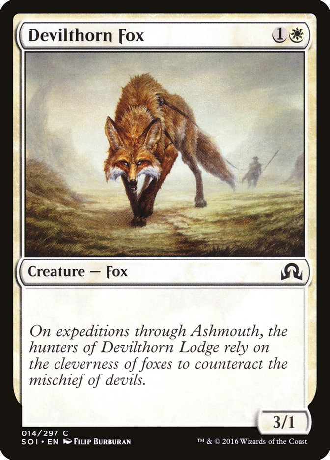 Devilthorn Fox [Shadows over Innistrad] | The CG Realm