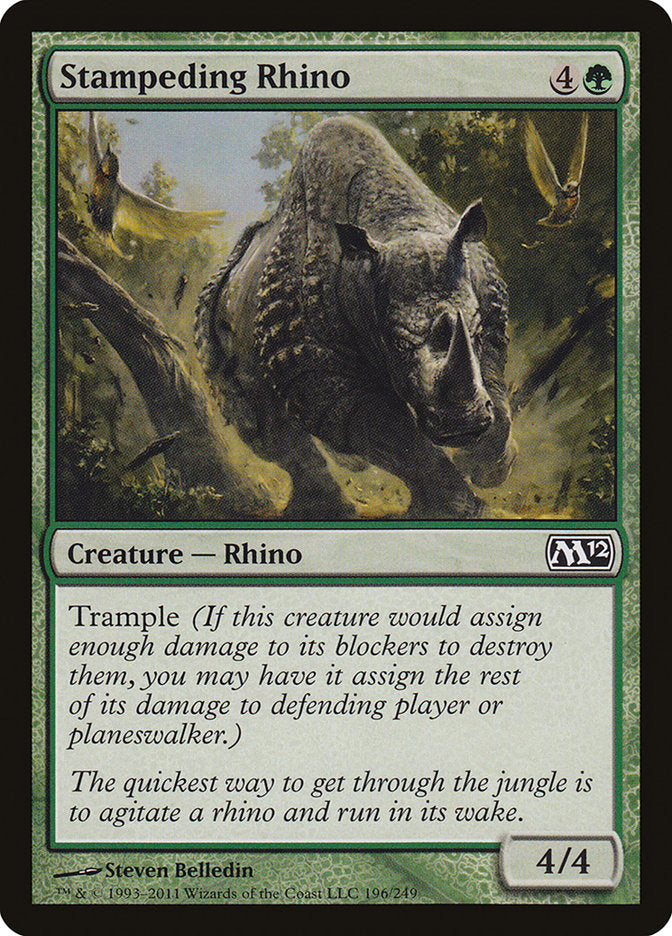 Stampeding Rhino [Magic 2012] | The CG Realm