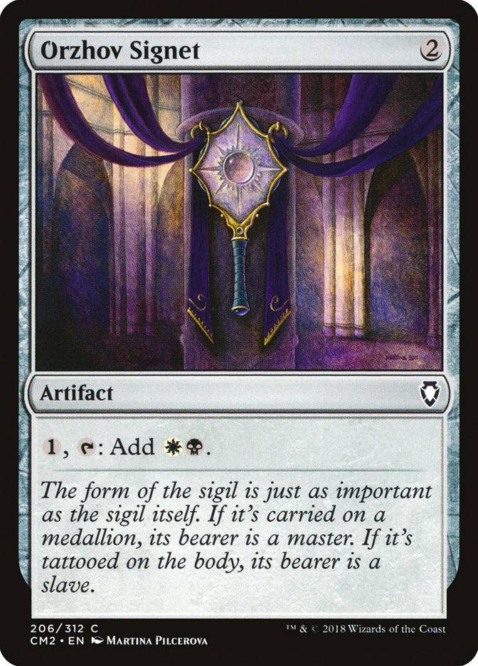Orzhov Signet [Commander Anthology Volume II] | The CG Realm