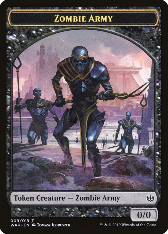 Zombie Army Token (009/019) [War of the Spark Tokens] | The CG Realm