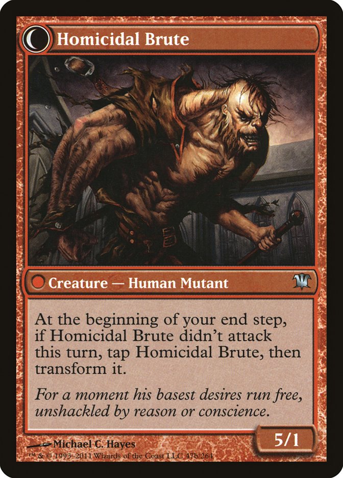 Civilized Scholar // Homicidal Brute [Innistrad] | The CG Realm