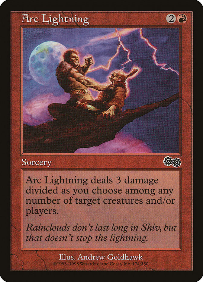 Arc Lightning [Urza's Saga] | The CG Realm