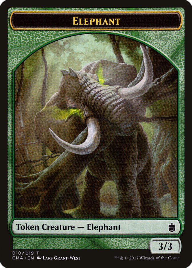 Elephant Token [Commander Anthology Tokens] | The CG Realm